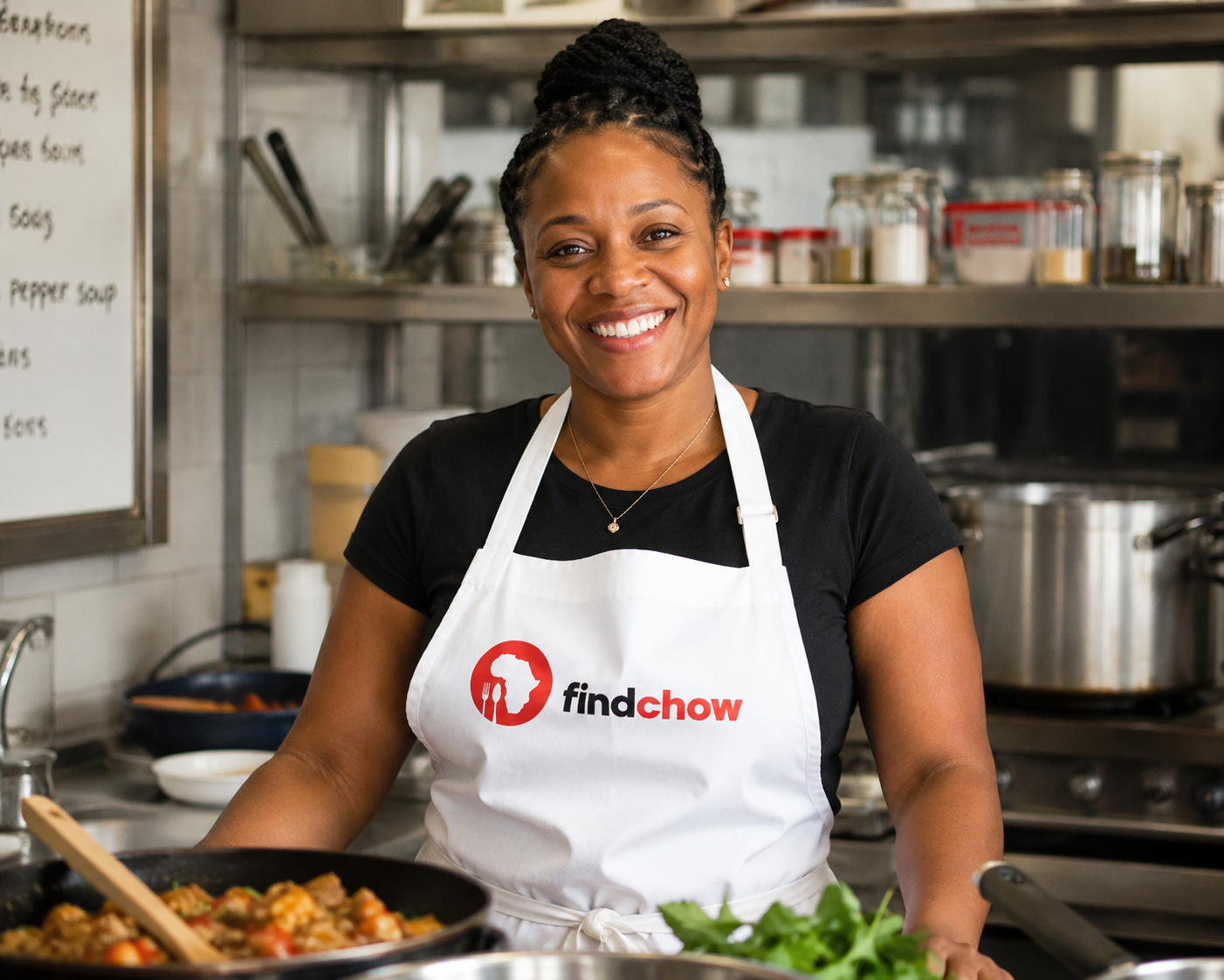 FindChow merchant managing orders on a professional dashboard
